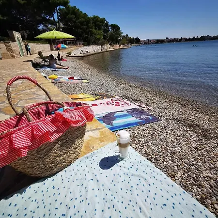 Apartments Becky On A Sandy Beach Without Crowd Daire Sukošan